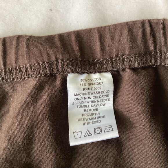 Women with Control Brown Pants - Picture 3 of 4